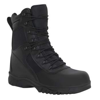 8" Black Leather Forced Entry Tactical Combat Boot Waterproof 5052 Rothco 