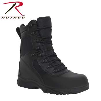 Rothco Forced Entry 8 Tactical Boot With Side Zipper Black