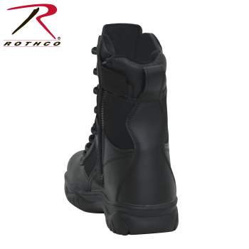 black steel toe military boots