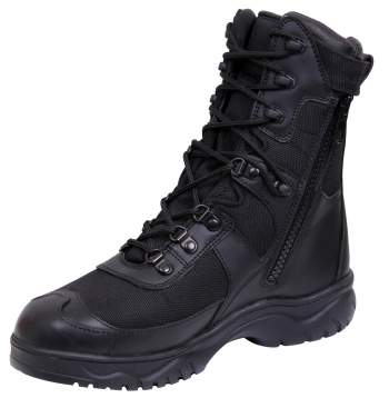 Men's tactical shop boots side zipper