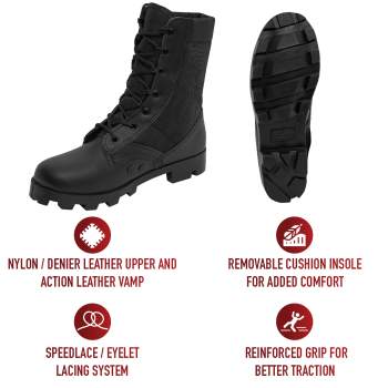 Black jungle boots shop