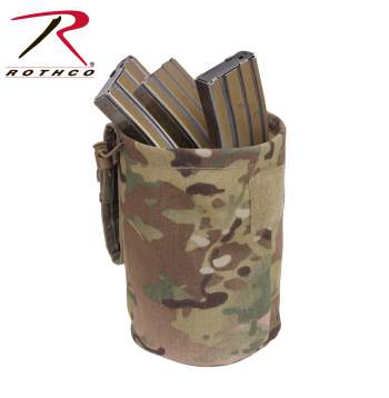Tactical Dump Pouch Roll Up Utility MOLLE Compatible Rothco 51007