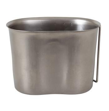 Rothco GI Style Stainless Steel Canteen Cup, Steel Canteen Cup, Canteen Cup, Metal Canteen Cup, Military Canteen Cup, GI Stainless Steel Canteen Cup, Army Canteen Cup, GI Canteen Cup, Stainless Steel Canteen Cup, canteen container, stainless steel cup