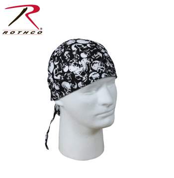 5134 for sale online Rothco Black Skull and Crossbones Headwrap 