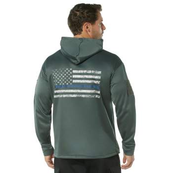 Under armour thin new arrivals blue line hoodie