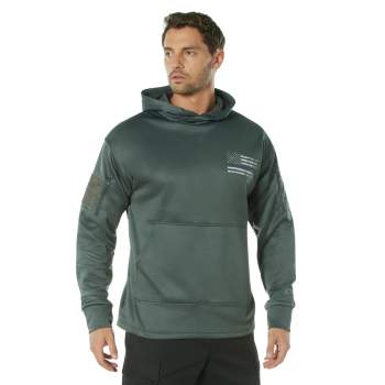 Thin blue line concealed carry hoodie clearance
