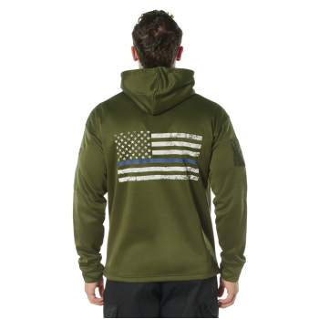 Under armour thin blue line hoodie store