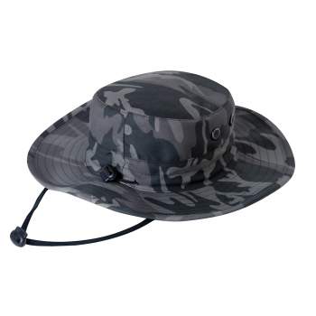 Mens Military Hat BOONIE HAT  Black by Rothco SIZES S M L XL 2X Jungle Hat 
