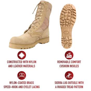 Military boot soles hot sale