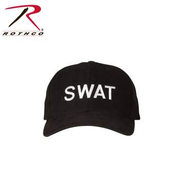 Rothco,SWAT,Law Enforcement,Adjustable,Insignia Caps,Caps,hats,adjustable hat,swat hat,swat cap,tactical hats,tactical caps,black swat hat,black hat