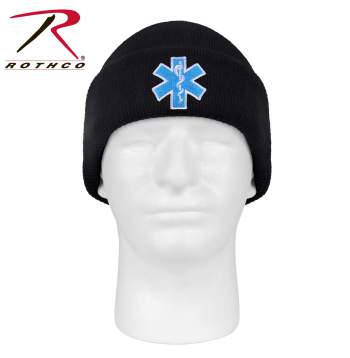 Rothco 'Star Of Life' Watch Cap, star of life watch cap, ems watch cap, emt watch cap, watch cap, beanie, winter hat, star of life beanie, skull cap, military watch cap, winter hats, watch hat, cold weather hats, star of life, EMS logo, EMS symbol, EMT logo, EMT symbol, paramedic symbol, EMS star of life, ambulance symbol, emergency symbol, paramedic logo, EMS watch cap, EMS skullcap, paramedic hat, ambulance hat, knit cap, sock hat, beanie hat, army beanie