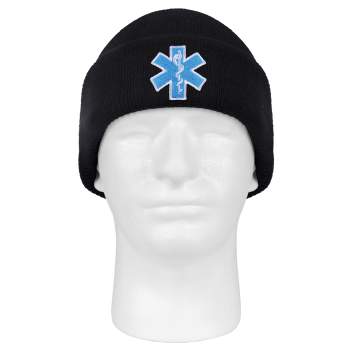 Rothco 'Star Of Life' Watch Cap, star of life watch cap, ems watch cap, emt watch cap, watch cap, beanie, winter hat, star of life beanie, skull cap, military watch cap, winter hats, watch hat, cold weather hats, star of life, EMS logo, EMS symbol, EMT logo, EMT symbol, paramedic symbol, EMS star of life, ambulance symbol, emergency symbol, paramedic logo, EMS watch cap, EMS skullcap, paramedic hat, ambulance hat, knit cap, sock hat, beanie hat, army beanie