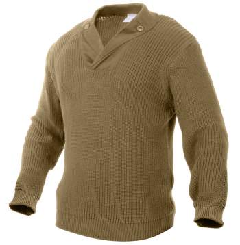 Rothco,WWII Vintage Mechanics Sweater,vintage sweater,mechanics sweater,military style sweater,wwii sweater,army sweater,commando sweaters,cardigan,khaki sweater, military sweater, mens military sweater, cotton sweater, army sweater, tactical sweater