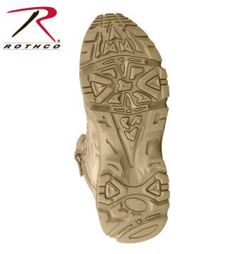 Rothco Forced Entry 8 Tactical Boot With Side Zipper Black