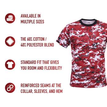 Rothco Digital Camo T Shirt