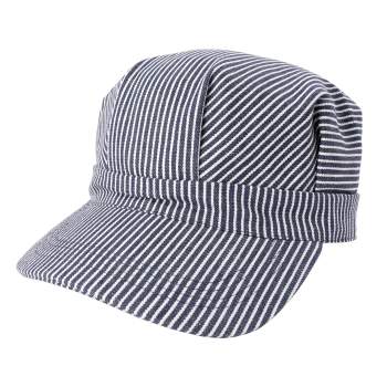 Striped train conductor hat hotsell