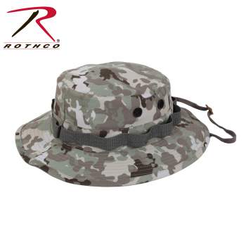 grey camo boonie hat