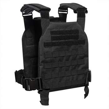 Low profile plate outlet carrier