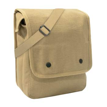 Rothco Canvas Map Case Shoulder Bag - Earth Brown