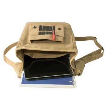 Rothco Canvas Map Case Shoulder Bag - Earth Brown