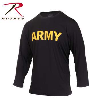 Rothco Long Sleeve Army PT Shirt