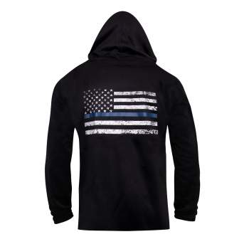 Thin blue line hotsell zip up hoodie