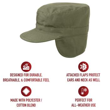 Rothco G.I. Type Combat Caps w Flaps