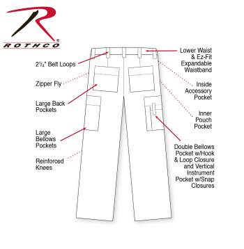 Rothco women's emt pants clearance