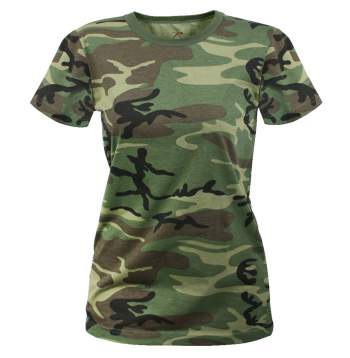 Rothco Womens Long Length Camo T-Shirt