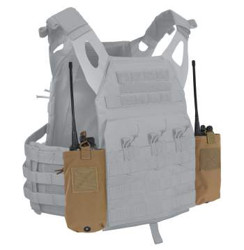 Rothco LACV Lightweight Armor Carrier Vest Side Radio Pouch Set