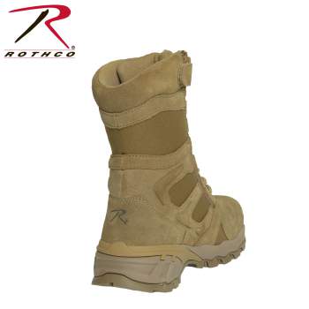 coyote brown composite toe military boots