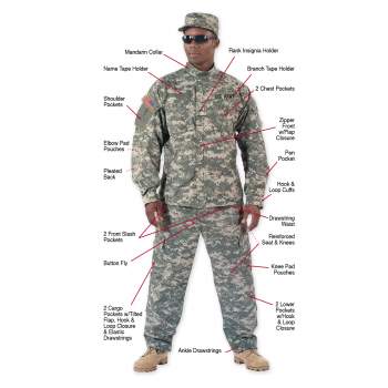 Rothco Camo Army Combat Uniform Shirt
