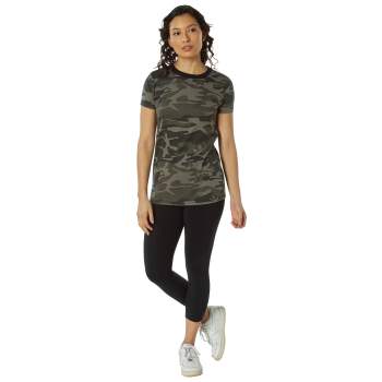 Rothco Womens Long Length Camo T Shirt