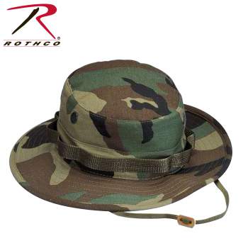 rothco boonie woodland camo bucket hat