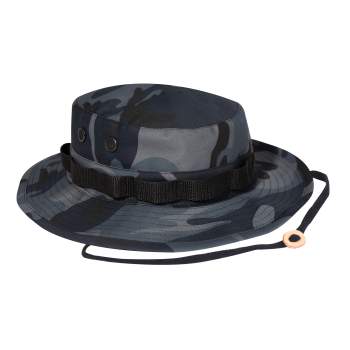 Black camo cheap boonie hat