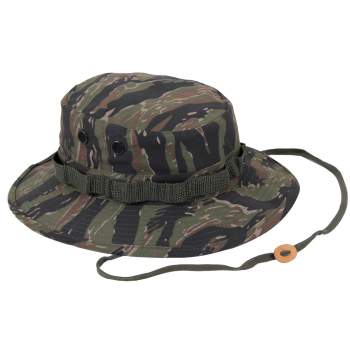 Mens Military Hat BOONIE HAT  Black by Rothco SIZES S M L XL 2X Jungle Hat 