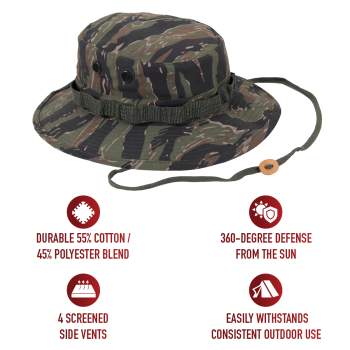 Rothco tiger stripe boonie hat best sale