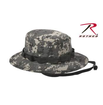 red digital camo boonie hat