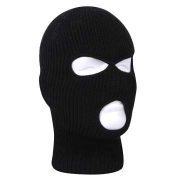 Rothco Fine Knit Three Hole Facemask, winter face mask, face mask for winter, face mask for the winter, winter facemask, Three Hole Facemask, three hole mask, face mask, facemask, winter facemask, ski mask, 3 hole, 3 hole ski mask, snowboarding, outdoor facemask