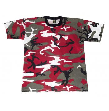 different color camo shirts