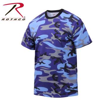 Blue camo t shirt clearance