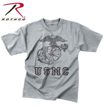Rothco,t shirt print,tee shirt,short sleeve t shirt,short sleeve tee,tee shirts,t shirt,t-shirt,cotton tee,cotton tshirt,cotton t-shirt,poly tee,cotton poly t shirt,polyester cotton,USMC Globe And Anchor tshirt,USMC Globe And Anchor t-shirt,USMC Globe And Anchor short sleeve,vintage tees,grey tee,grey tshirt,grey t-shirt,us marines,vintage,vintage tshirts,vintage t-shirts,vintage tee,usmc tshirt,marines tshirt,marines t-shirt,graphic tee                                        