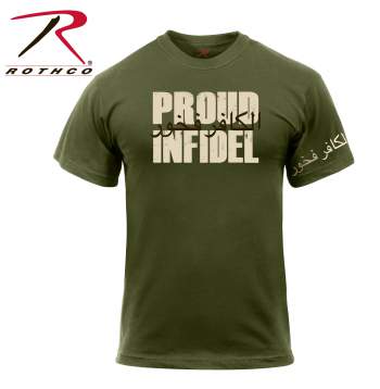 Infidel t shirt, infidel t shirts, infidel shirt, infidel shirts, olive drab t shirt, olive drab shirt, infidel, infidel olive drab, 