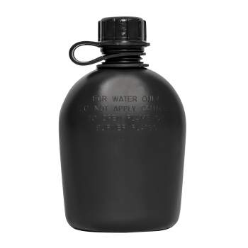 Genuine G.I. 3 Piece 1 Quart Plastic Canteen, canteen, gi canteen, military canteen, canteens, army canteen, water canteen, soldier canteen, plastic canteen water bottle, 1 quart canteen, 1 qt canteen, us army canteen, us military canteen, camping canteen