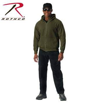 Rothco Thermal Lined Zipper Hoodie