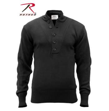 rothco quarter zip acrylic commando sweater