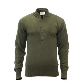 Rothco Military Style 5 Button Sweater