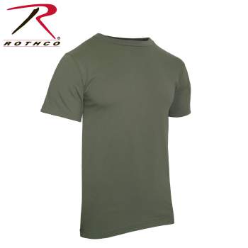 Foliage Green Rothco 6370 Solid Color 100/% Cotton T-Shirt
