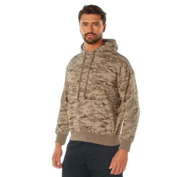 Digital camo sales hooded sweatshirt