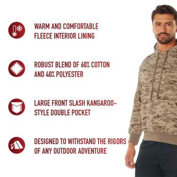 Digital camo hoodie top